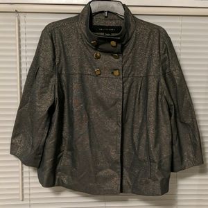 Apostrophe Grey with Gold Quarter length Jacket